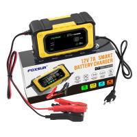 Cargador De Batería De Coche Inteligente FOXSUR 12V 7A Para AGM GEL LiFePO4 Mantenedor De Carga Rápida Con Reparación Y Desulfuración Para Motocicleta - details 14