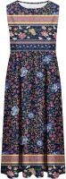 Vestido Casual Sin Mangas para Mujer – Estampado de Verano 2025, Estilo Jersey, Talla Grande, Moda Primavera-Verano Europa y EE. UU. - details 15