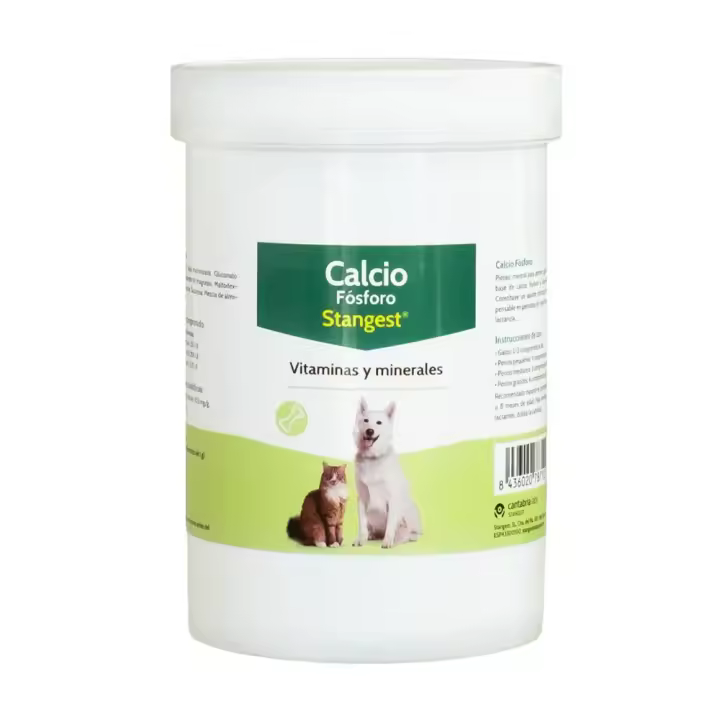 Calcio Fósforo 500 comprimidos Suplemento alimentario para perros y gatos STANGEST - 1