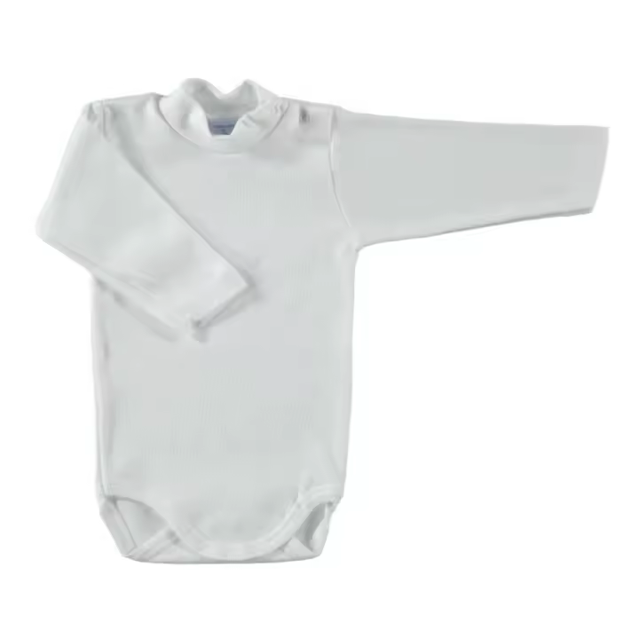Babidu - Body Unisex con Cuello Semicisne para Bebé - 1
