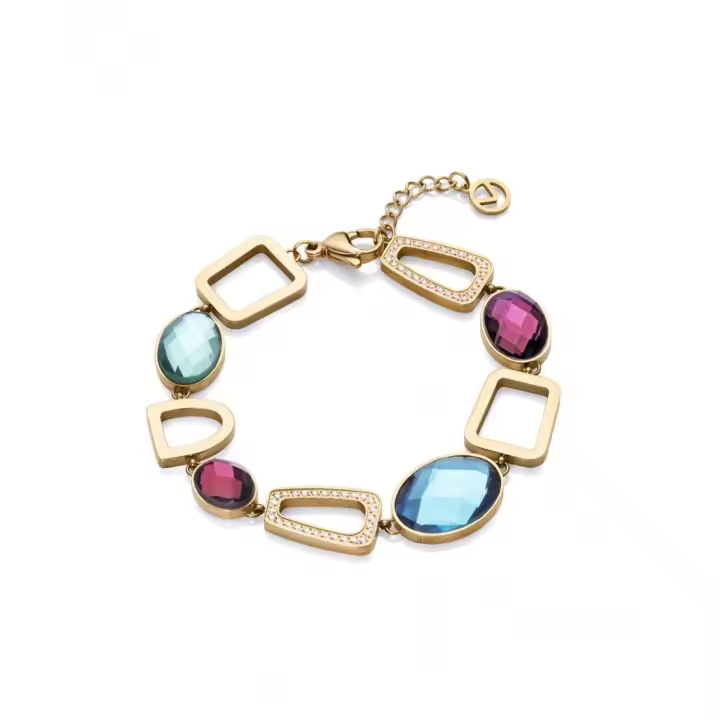 Pulsera Viceroy Chic 14088P01012 acero IP dorado - 1