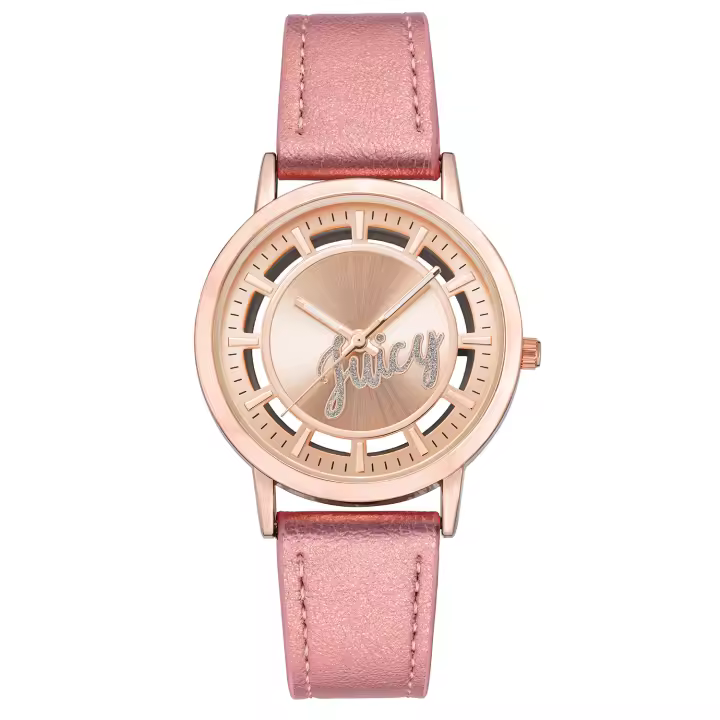 Juicy Couture Reloj Mujer Analogico Cuarzo con Correa de Polipiel JC1214RGPK - 1