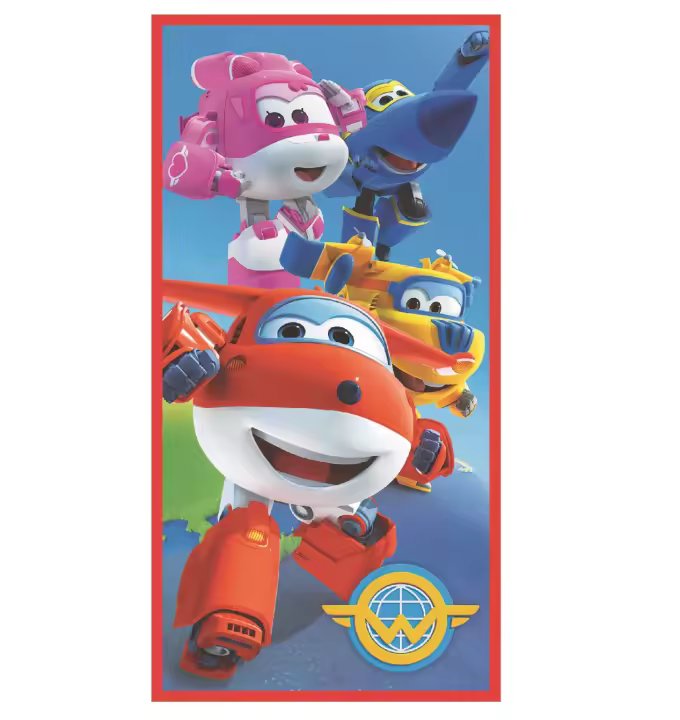 Bimba Pimba Toalla super wings grupo 70x140cm 100% poliéster - 1