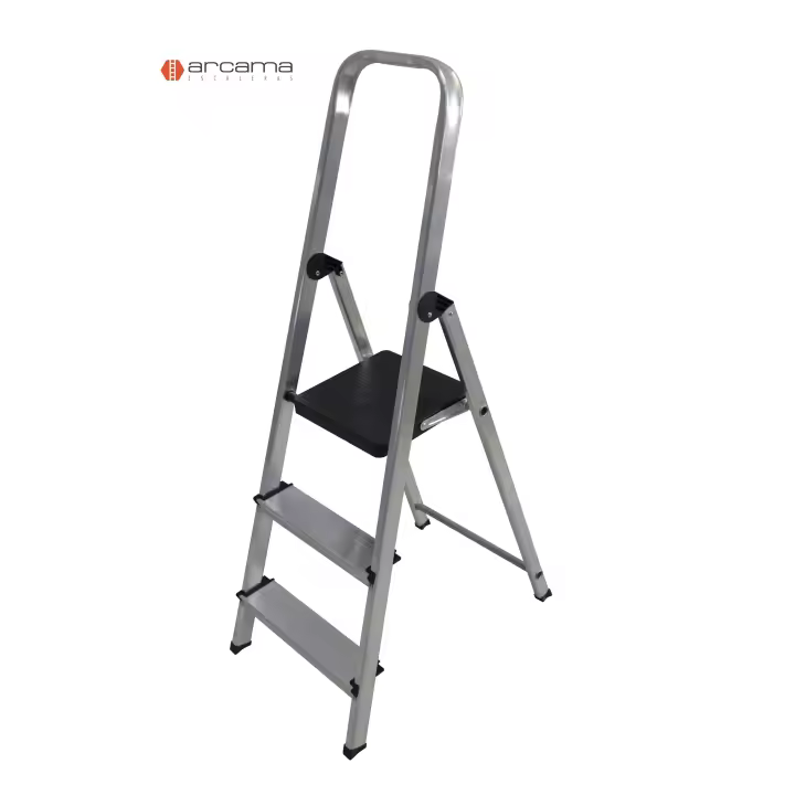 ARCAMA ESCALERAS. Escalera de aluminio 3 peldaños - 1