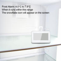 Termómetro De Mini Nevera Frigorífico Con Pantalla LCD Grande Impermeable Para Hogar Medidor De Temperatura Para Freezer Y Habitaciones - details 4