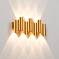 Lámpara De Pared LED De Aluminio IP65 Impermeable Para Iluminación De Jardín Exterior Decorativa Y Interior En Dormitorio Y Sala De Estar Adecuada Para Escaleras Voltaje AC85-265V - details 3
