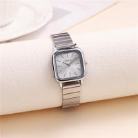 Reloj De Pulsera De Mujer Simple Cuadrado Dial Acero Vestido De Moda Y Casual Resistente Al Agua Displays De Numeración Romana - details 6