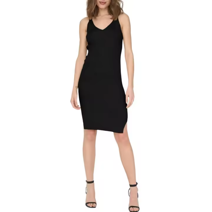 ONLLINA SL SLIT DRESS KNTBlack - 1