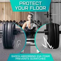 16Pcs Puzzle Fitness Mat Interlocking Foam Floor Tiles Para Gimnasio Doméstico Antideslizante Para Niños Material PVC - details 0