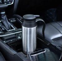 Hervidor de agua portátil para coche de 24 V (750 ml) para viajes, ideal para té, café, frío, invierno y Navidad. - details 0