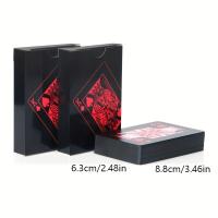 Cartas De Poker Illusionist De PVC Impermeables Diseño Aesteticamente Mejorado Duraderas Para Noches De Juego Fiesta Casino Y Familia - details 3