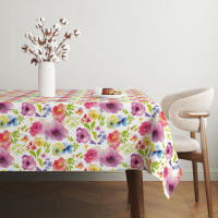 Valentia Home Mantel Hule EYNE | Mantel Estampado Antimanchas | Mantel Repelente de Agua | Mantel Protección Mesa | Mantel al Corte para Comedor o Cocina | Varios tamaños | Mantel Rectangular y Redondo al Corte - details 0