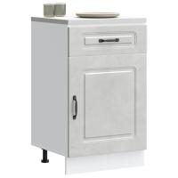 vidaXL Mueble bajo de cocina Kalmar madera ingeniería en color Roble Sonoma/Roble ahumado/Blanco y más | almacenamiento funcional diseño moderno para baño dormitorio sala - details 9