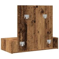 Espejo de Tocador Colgante vidaXL Madera Antigua 83x40x70 cm - details 4