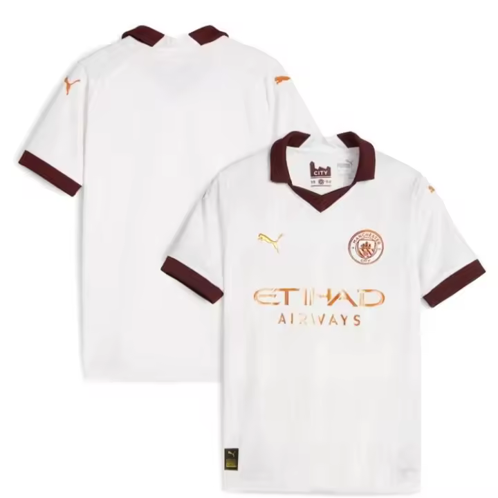 CAMISETA OFICIAL PUMA MANCHESTER CITY AWAY BLANCO ADULTO - Premier League - Jersey - 1