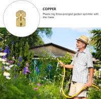 Adaptador De Conector De Riega Para Jardín 1/2 Pulgada Tubo De Agua Adaptador De Tapa Para Reparación De Tubos De Riego Metálico Aluminio - details 5