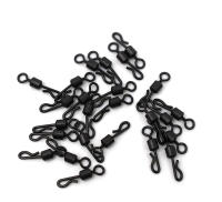 MNFT 100Pcs/200Pcs Giratorios De Cambio Rápido Para Pesca De Carpa Y Barbos Material De Acero Inoxidable De Carbono Alto Herramientas De Pesca Terminal - details 0