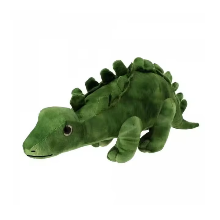 Bimar Peluche Dinosaurio Stegosaurus Verde 25 Cm Suave Figuras de Animales - 1