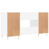 vidaXL Escritorio madera de ingeniería blanco 140x50x75 cm - details 4