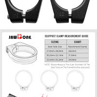 Jawbone Abrazadera De Sillín De Bicicleta De Aluminio CNC Accesorios De Ciclismo Para Postes De Sillín 25.4 27.2 30.9 31.6 Mm - details 2