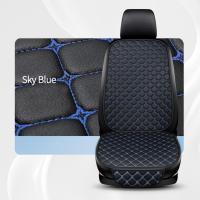 Cubierta De Asiento De Coche De Cuero PU Universal Anti-Rasguños Resistentes Al Desgaste Suaves Para Todas Las Estaciones Cojín De Espalda Minimalista Protector Contra Golpes - details 10