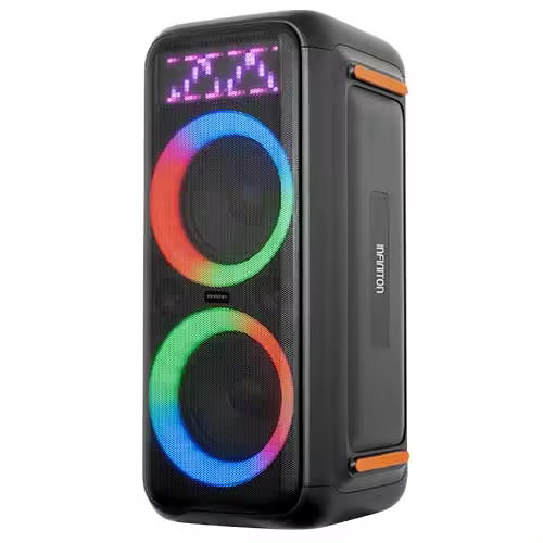 Altavoz Karaoke 900W Infiniton PARTYEQ60 Bluetooth FM/MICRO Control Remoto Negro - 1