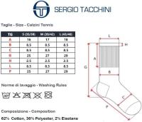 Calcetines Hombre Art. Tenis, Sergio Tacchini, Pack de 6 y 12 Pares - details 0