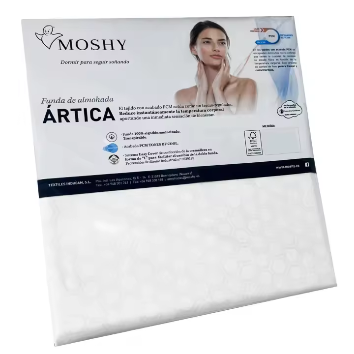 Funda para almohada Ártica visco-elástico 100% algodón - 1