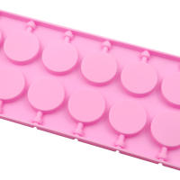 Molde De Silicona Rosa Con Flores Para Lollipops Y Caramelos Molde De Galletas De Formas Variadas Decoración De Pasteles Eco-amigable Y Resistente Al Calor - details 7