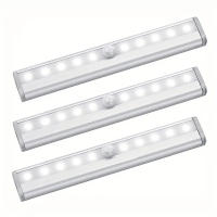 Luz LED Inalámbrica Con Sensor De Movimiento 10 LEDs Para Armario Cocina Pantry Luz Nocturna Automática Para Gabinete Y Cajones - details 1