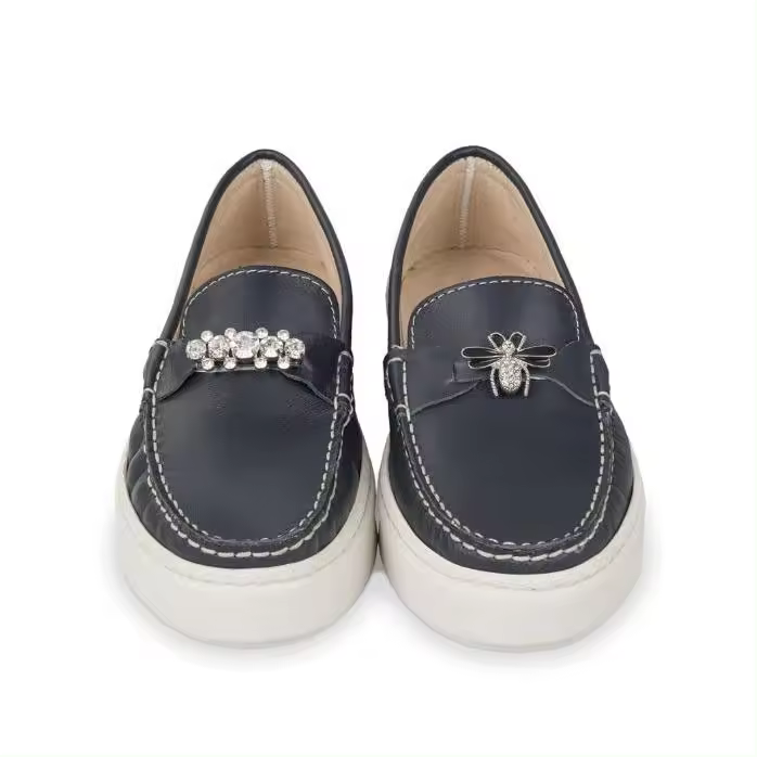 Valleverde Mocasines Mujer Azul Piel Joya V11710 - 1