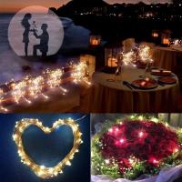Cadena De Luces Solares Con 100/200 LED Para Exteriores Impermeable Con 8 Modos Luz De Navidad Para Árbol Bodas Y Fiestas Decoración - details 6