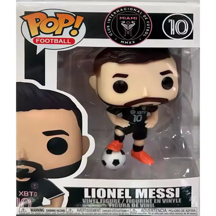Figura Pop Lionel Messi Vinilo Coleccionable - Regalo Fanáticos Fútbol - Captura Magia Messi Argentina - Colecciona Ídolo Deporte - Muñeco Coleccionistas - 1