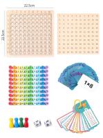Juguetes Educativos De Madera Para Niños Montessori Tabla De Multiplicación 9x9 Aide Docente De Matemáticas Para Niños Regalos - details 12
