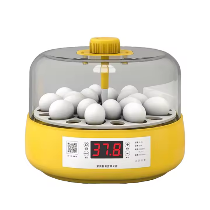 Incubador De Huevos Con Bandeja Giratoria Y Reabastecimiento Automático De Agua Con Control De Temperatura Mini Incubador De Huevos - 1