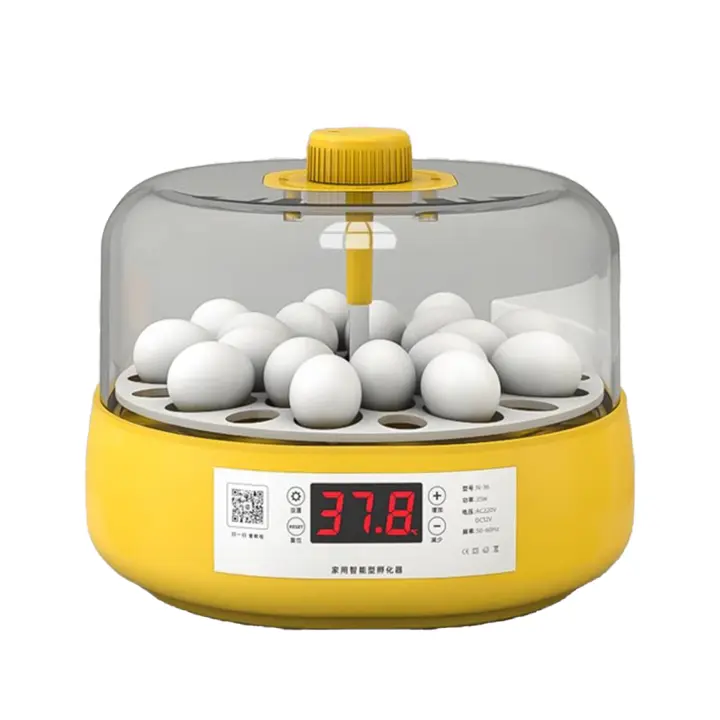 Incubador De Huevos Con Bandeja Giratoria Y Reabastecimiento Automático De Agua Con Control De Temperatura Mini Incubador De Huevos - 1