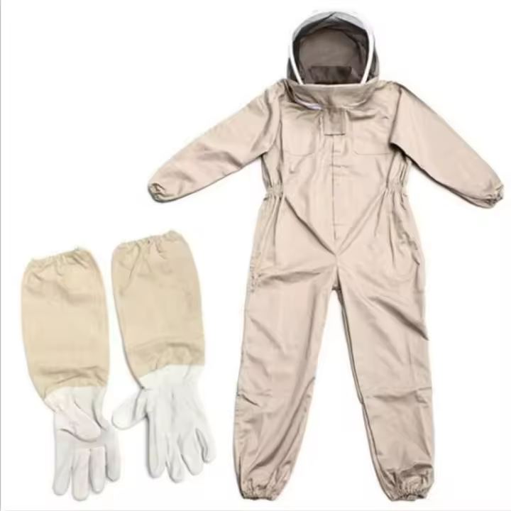 Traje apicultor profesional con velo L Marron - 1