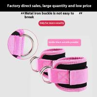 Strap De Ankle Ajustable Para Fitness Con D-Ring Soporte De Cuff Para Ejercicios De Pierna En El Gimnasio Con Hebilla Seguridad Abductores Deportes Guardia - details 1