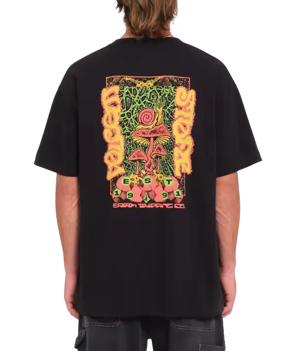 Camiseta de manga corta Volcom Mindoor - Black - 1