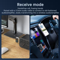 Adaptador De Audio AUX Para Coche Bluetooth 5.3 Transmisor Y Receptor Sin Cable Con Jack De 3.5mm Para Altavoces TV Y Auriculares - details 11