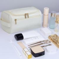 Organizador De Viaje Estiloso De Cuero Con Diseño De Gancho Y Gran Interior Para Maquillaje Y Cosméticos Zwq - details 5