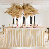 Decoración De Fiesta En Encaje Satinado Para Mesa Cumpleaños Boda Conferencia Enrollable De 15 Metros Sin Químicos Peligrosos - details 10