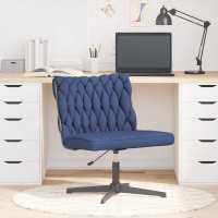 vidaXL Silla de oficina giratoria tela en color Gris oscuro/Taupé/Azul y más | cómodas modernas ergonómicas para comedor cocina salón hogar - details 2