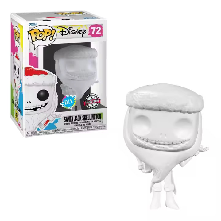 FUNKO POP! DISNEY PESADILLA ANTES DE NAVIDAD - SANTA JACK DIY EXCLUSIVO, 57961, Nº72, TIENDA CON LICENCIA OFICIAL - 1