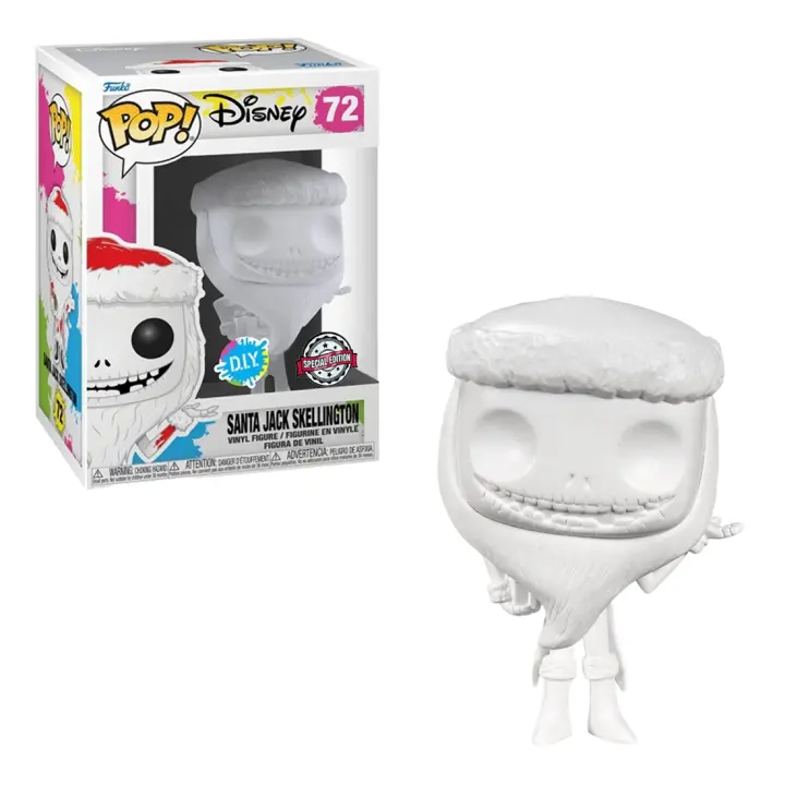 FUNKO POP! DISNEY PESADILLA ANTES DE NAVIDAD - SANTA JACK DIY EXCLUSIVO, 57961, Nº72, TIENDA CON LICENCIA OFICIAL - 1