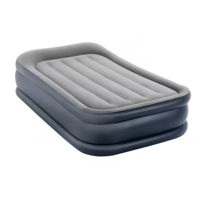 Colchón Hinchable Intex Dura-Beam Plus Deluxe Pillow con Bomba Eléctrica y Almohada Incorporada - 1