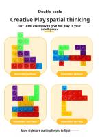 Juego De Rompecabezas Tetris Mutado Bloques De Construcción Inteligentes Tablero De Juego Educativo Para Niños Regalo De Día Del Niño - details 5