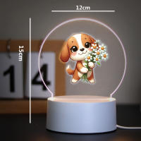 Lámpara De Mesa LED Creativa Con Forma De Animal Luz Nocturna De Acrílico Para Decoración De Habitaciones Regalo Para Hogar - details 6
