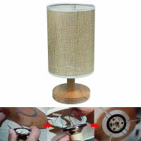 Lámpara Decorativa De Madera Sólida Con Telas LED USB 5V Luz Nocturna Ahorradora De Energía Para Lectura En La Mesa De Estudio De La Habitación - details 0