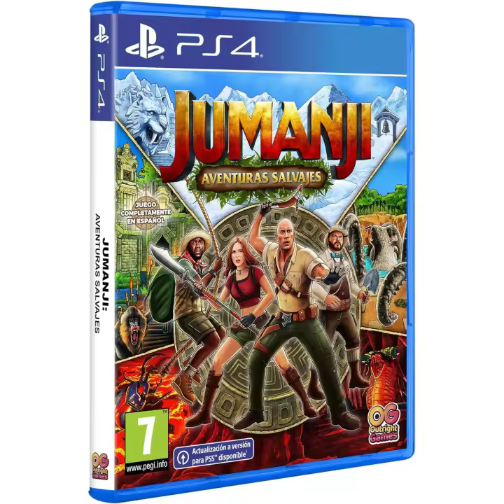 JUMANJI AVENTURAS SALVAJES PS4 PAL ESPAÑA NUEVO FISICO ESPAÑOL - Videotec - 1